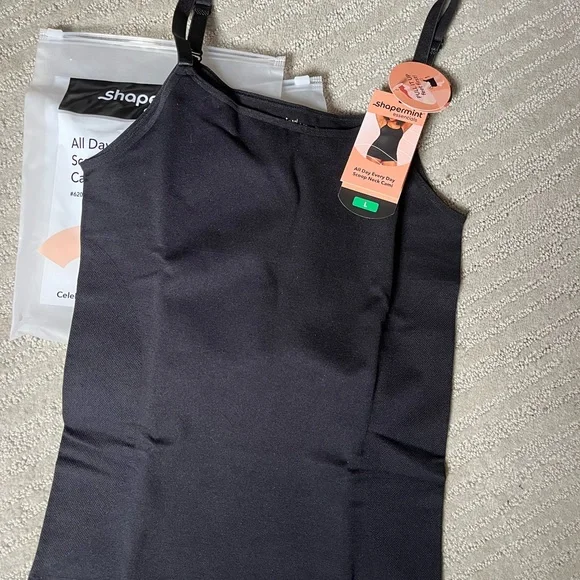 Shapermint Essentials Pink and Black Camisole Set - Picture 3 of 9